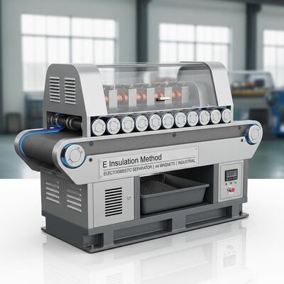 ई इन्सुलेशन विधि इलेक्ट्रोमैग्नेटिक सेपरेटर जिसमें 44 मैग्नेट चुंबकीय पृथक्करण और औद्योगिक के लिए इंजीनियर किए गए हैं