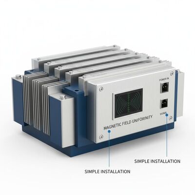 औद्योगिक के लिए समान चुंबकीय क्षेत्र वितरण और सरल स्थापना सुनिश्चित करने वाला उच्च चुंबकीय शक्ति उच्च ग्रेडिएंट चुंबकीय विभाजक