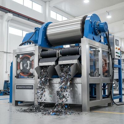 लौह धातुओं को गैर-धातु सामग्री से अलग करना विद्युत चुम्बकीय विभाजक स्वचालित कार्य और इन्सुलेशन विधि ई छँटाई के लिए