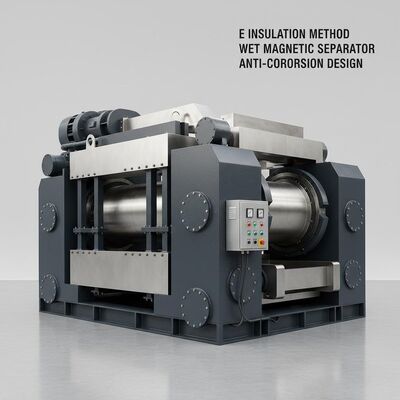 ई इन्सुलेशन विधि गीला चुंबकीय विभाजक स्टेनलेस स्टील या कार्बन स्टील के साथ जंग रोधी कोटिंग के साथ अलगाव के लिए डिज़ाइन किया गया